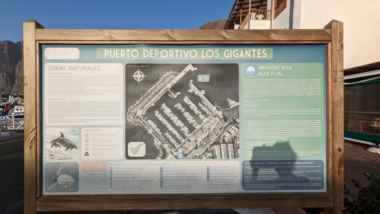 شقة Concanas - Los Gigantes Centre Acantilado de los Gigantes المظهر الخارجي الصورة